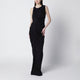 Entire Studios Oaklyn Long Dress In Soot Color