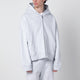 Entire Studios Grey Cotton Zipup Hoodie