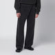 Entire Studios Washed Black Cotton Jogging Trousers