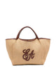 Emporio Armani Large Straw Tote Bag