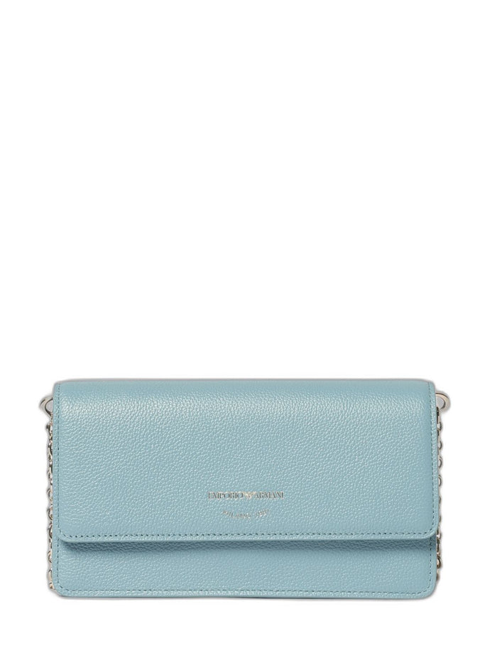 Emporio Armani Leather Wallet On Chain