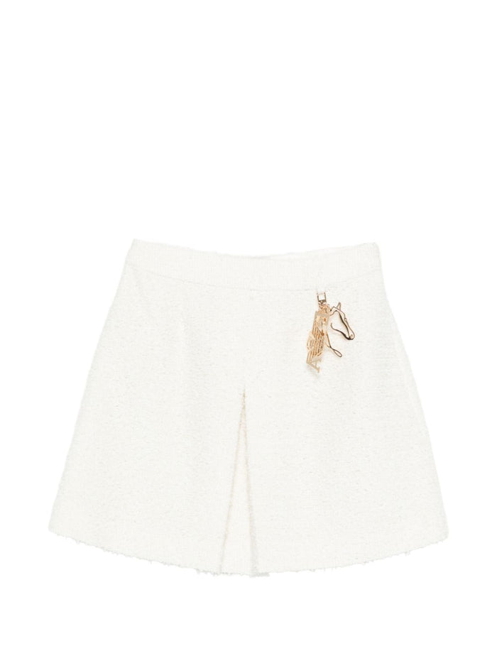 Emporio Armani Tweed Mini Skirt