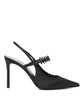 Emporio Armani Silk Satin Slingback Pumps