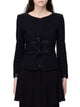 Emporio Armani Bow-Detail Collarless Jacket