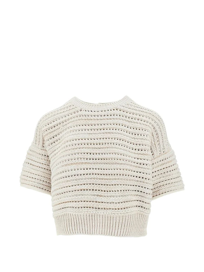 Emporio Armani Emporio Armani Pointelle-Knit Top