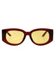 Casablanca Wine / Gold Acetate Sunglasses