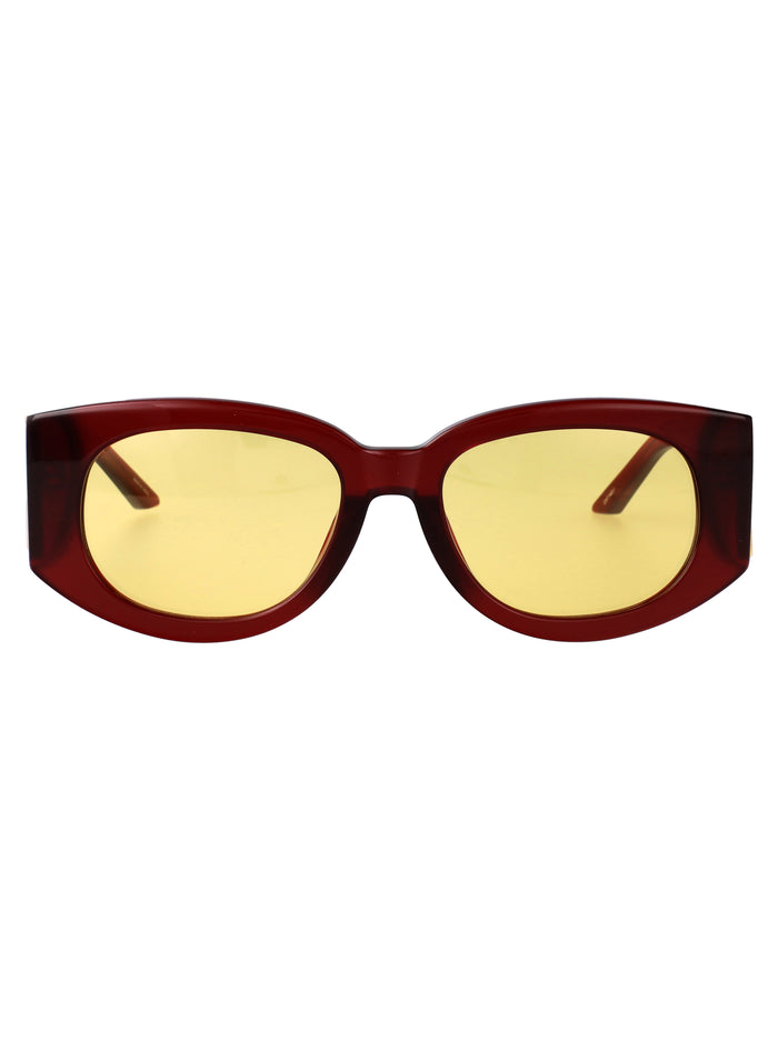 Casablanca Wine / Gold Acetate Sunglasses
