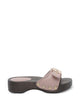Scholl Antique Pink Leather Sandals