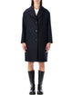 A.p.c. A.p.c. Ninon Navy Wool Coat
