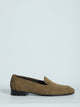 The Row Brown Suede Adam Loafers