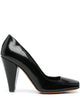 Khaite Cedar Leather Pumps
