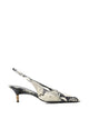 Khaite Bella Leather Slingback Pumps