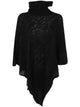 Mirror In The Sky Polo Neck Poncho