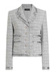 Dolce & Gabbana Grey Cotton Linen Polyamide Acrylic Polyester Viscose Jacket