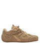 Axel Arigato Light Brown Leather Panelled Flat Shoes