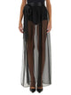 Dolce & Gabbana Silk Chiffon Long Skirt