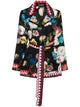 Dolce & Gabbana Printed Silk Pajama Blouse