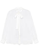Dolce & Gabbana Chiffon Shirt With Bow