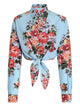 Dolce & Gabbana Blue Cotton Shirt