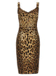 Dolce & Gabbana 'Leopardo' Corset Dress
