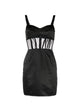 Dolce & Gabbana Boned Bodice Panelled Mini Satin Dress
