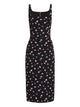 Dolce & Gabbana Carnations-Print Sheath Dress
