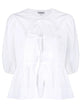 Ganni Poplin Peplum Blouse