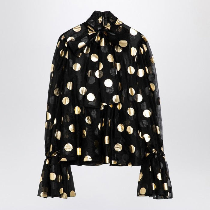 Dolce & Gabbana Printed Organza Blouse