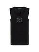 Dolce & Gabbana Black Cotton Tank Top
