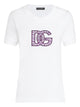 Dolce & Gabbana Cotton T-Shirt With Logo Appliqué
