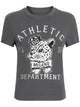 Dolce & Gabbana Dark Grey Short-Size T-Shirt With Milano Leop Logo