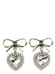 Alessandra Rich Metal Bow Earrings