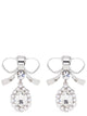 Alessandra Rich Metal Bow Earrings