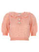 Alessandra Rich Rhinestone Sweater