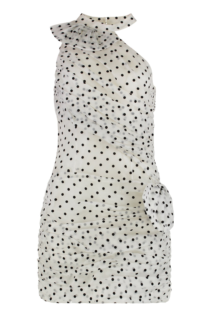 Alessandra Rich Polka-Dot Mini-Dress