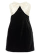 Alessandra Rich Bow Short Dress