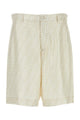 Fendi Embroidered Silk Bermuda Shorts