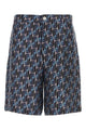 Fendi Printed Silk Bermuda Shorts