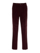 Fendi Red Textile Fibre Pants