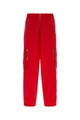 Fendi Red Nylon Joggers