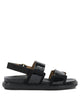 Marni Black Leather Sandals