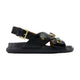 Marni Fussbett Sandals - - Leather - Black