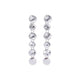 Jean Paul Gaultier Long Diamond Earrings