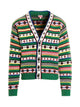 Kenzo Fairisle Jacquard Cardigan