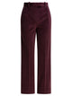 Circolo 1901 Bordeaux Cotton Blend Trousers