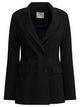 Circolo 1901 Black Cotton Elastane Jacket