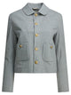 Circolo 1901 Lightblue Cotton Jacket