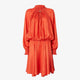 Fendi Coral Silk Mini Dress