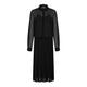 Ami Paris Black Polyester Shirt Dress