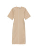 Ami Paris Cotton Long Fitted Dress